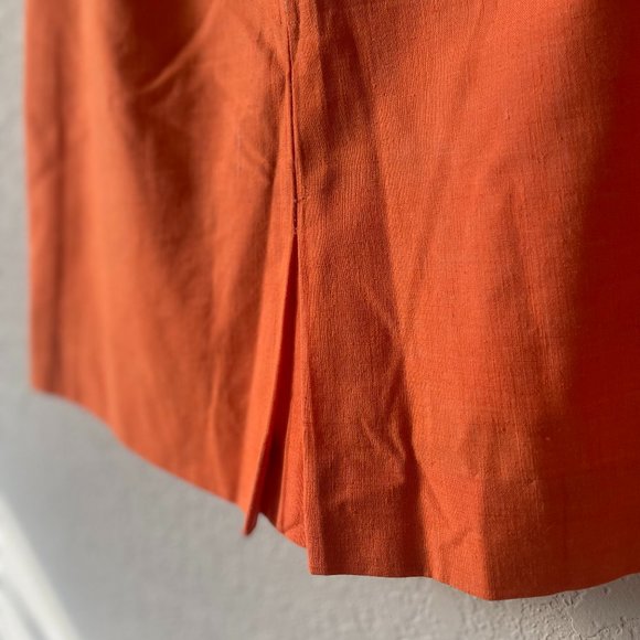 Creamsicle Dreamsicle Mini Skirt w Back Pocket & Rick Rack Trim 60s/70s - Picture 8 of 8